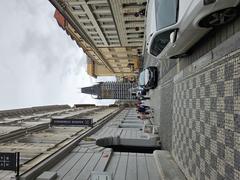 Demolition of buildings around Masaryk Railway Station with surrounding area in view