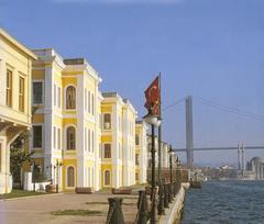 Front view of Galatasaray University building in Istanbul