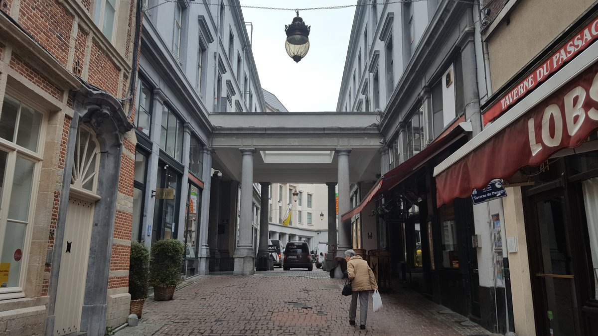 Koningsgalerij-Koninginnegalerij historic shopping gallery in Brussels Belgium