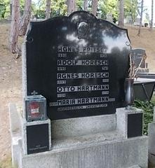 Portrait of Otto Hartmann at Hernalser Friedhof
