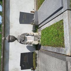 Grave of Austrian politician Anneliese Albrecht at the family tomb in Hernalser Cemetery Vienna