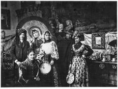 Jose Rizal standing first from the left with María de la Paz Pardo de Tavera and friends