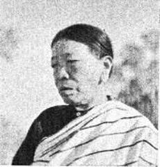 Portrait of Chieftainess Darchhungpuii in traditional attire
