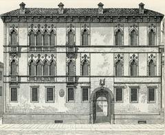 Historic building La Cà d’Oro now Palazzo Da Schio in Vicenza