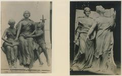 High relief sculptures on Cartier Memorial