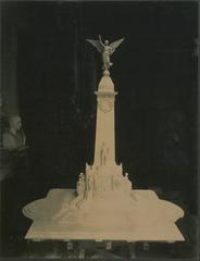 The Cartier Memorial, a historic monument with a commemorative plaque