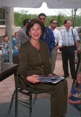 Laura Bush reading for Operation Bookmark at George Bush Presidential Library