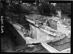Historical amphitheater at the top of Fourvière hill in Lyon where the Martyrs of Lugdunum were massacred