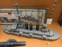 Dreadnaught battleship model at the Museum of Childhood in Edinburgh