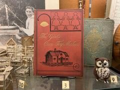 Exhibit of traditional girls' toys at the Museum of Childhood Edinburgh