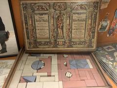 Photographs at the Museum of Childhood in Edinburgh showcasing Richter's Anchor Blocks collection