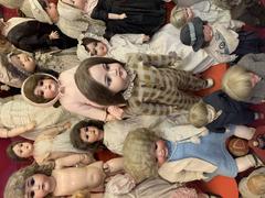 Various dolls at the Museum of Childhood in Edinburgh