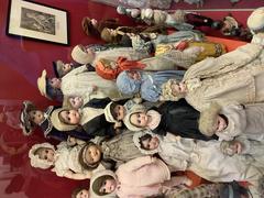 Exhibit of dolls at the Museum of Childhood in Edinburgh