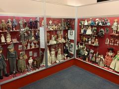 Display of dolls at the Museum of Childhood in Edinburgh