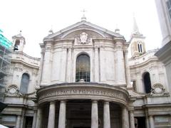 Exterior view of Santa Maria della Pace church in Rome