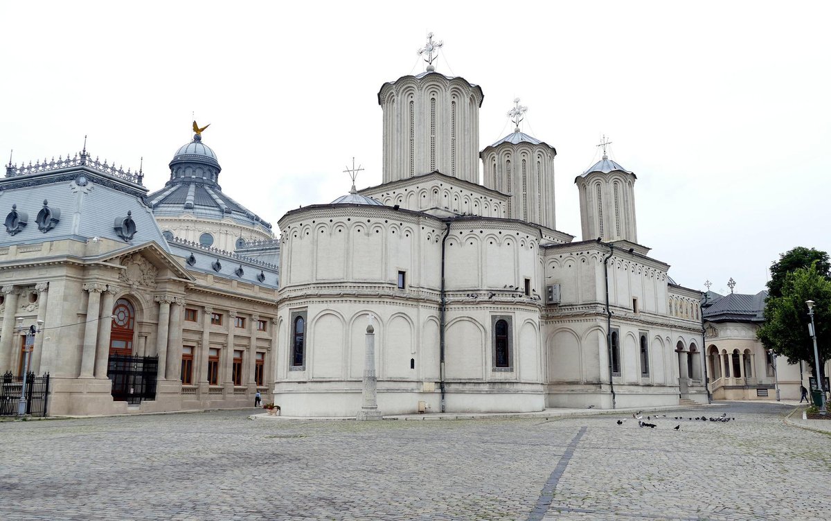 Romanian Orthodox Patriarchal Cathedral in Bucharest on Dealul Mitropoliei