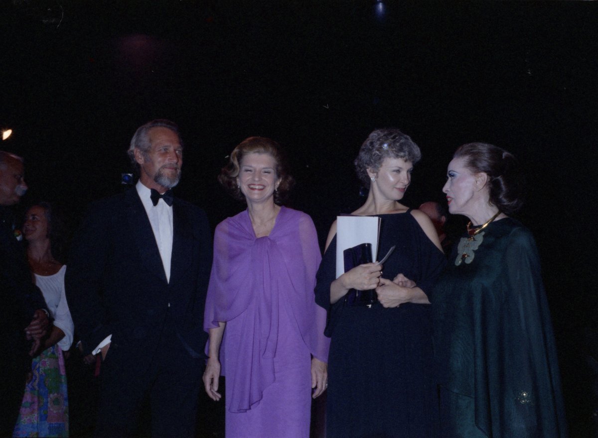 Paul Newman, First Lady Betty Ford, Joanne Woodward, and Martha Graham at Martha Graham 50th Anniversary Gala at Uris Theater New York City