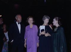 Paul Newman, First Lady Betty Ford, Joanne Woodward, and Martha Graham at Martha Graham 50th Anniversary Gala at Uris Theater New York City
