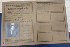 Identification card of Hannah Arendt from summer semester 1926 at University of Heidelberg