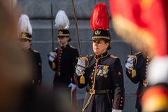 Wreath laying ceremony at Tomb of the Unknown Soldier in Brussels on Armistice Day 2021