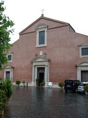 Chiesa di San Pancrazio church exterior in Gianicolense Rome with historic architecture under blue sky