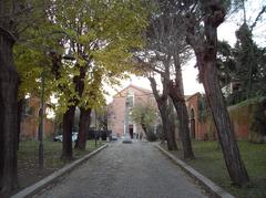 Entrance avenue of San Pancrazio church in Rome