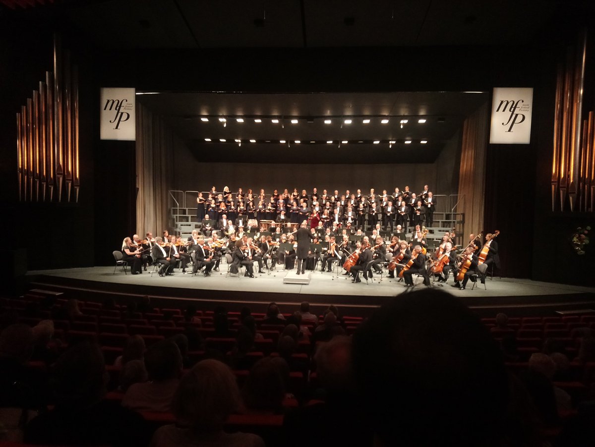 Slovak Philharmonic Orchestra performing in Bratislava concert hall