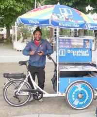 Düsseldorf Info Bike promoting UEFA European Football Championship June 2024