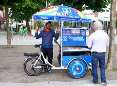 Düsseldorf Info Bike promoting UEFA European Football Championship in June 2024