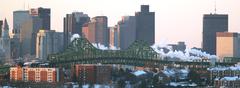Tobin Bridge in Boston Massachusetts from Whidden Hospital in Everett