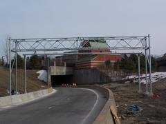 All Electronic Tolling gantries on Tobin Bridge ramps in Boston