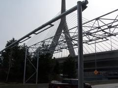 All Electronic Tolling gantry on Tobin Bridge ramp, Boston