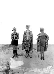Women competing in a bathing costume contest at Ballast Point, Tampa, Florida in 1922
