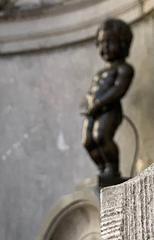 Statue of Manneken Pis in Brussels in September 2019