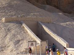 Entrance of Tomb KV9 belonging to Ramesses V and Ramesses VI in the Valley of the Kings, Egypt