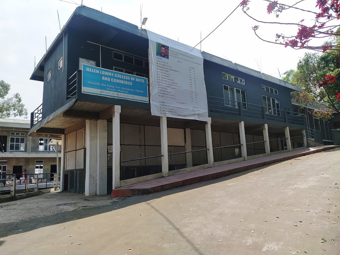Helen Lowry Higher Secondary School building in Aizawl India