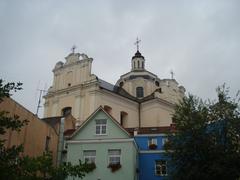 Dominican Church of the Holy Spirit in Vilnius Lithuania exterior