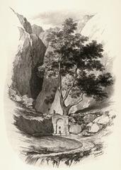 The Castalian Fountain painted by Louis Dupré in 1827