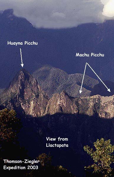 Machu Picchu and Llaqtapata archaeological site in Peru