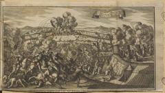 Battle of Belgrade 1717 copper engraving