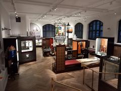 Main gallery of the Museum of Oxford with modern displays and lighting