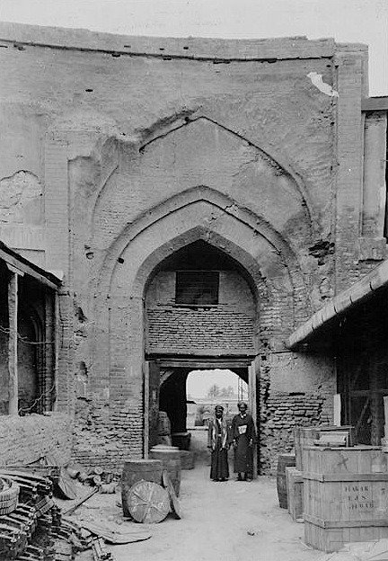 al-Mustansiriyya school building in Baghdad before restoration in the 1930s