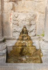 Water flowing in the Rimondi Fountain in Rethymno, Crete