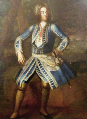 Maximilian II Emanuel of Bavaria in gala hunting uniform portrait