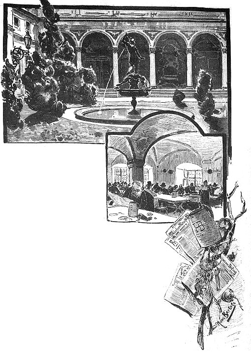 Illustration from the 1893 Die Gartenlaube magazine featuring a detailed scene