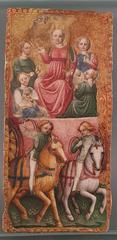 The Chariot Tarot card illuminated by Issy's Master circa 1441-1444 in Lombardy