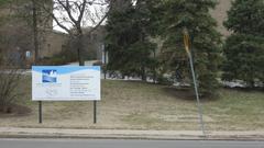 Empty land at 2220 Victory Parkway in Walnut Hills Cincinnati once part of Edgecliff College campus