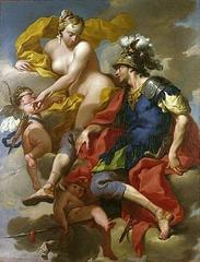Mars and Venus painting by Pittoni