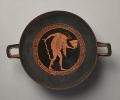 Ancient red-figure kylix from the National Museum in Kraków