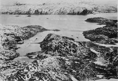 The battleship Tirpitz at her berth in Kaafjord in May 1943